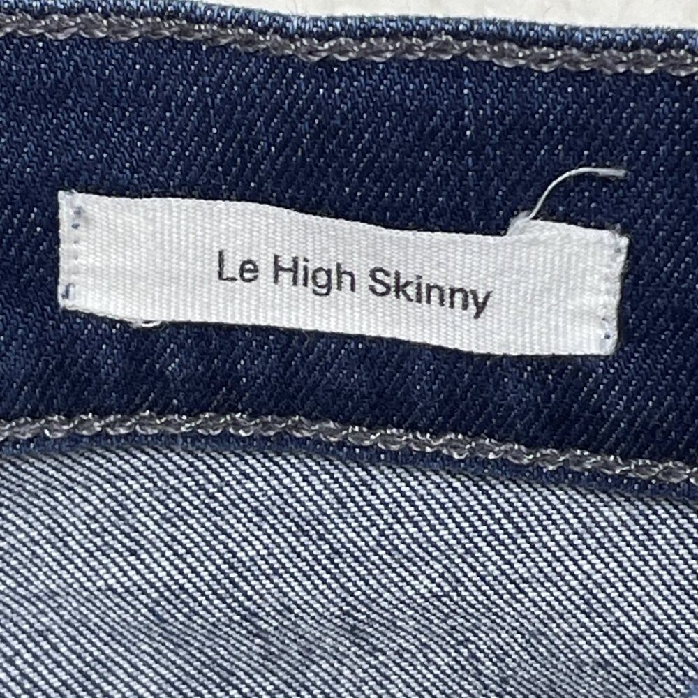 FRAME Jeans Womens Size 27 Blue Le High Skinny Ankle High Rise Dark Wash 27x28 - Picture 10 of 11